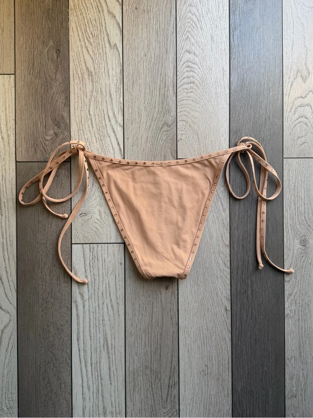 SKIMS Almond Rhinestones Bikini Bottom M